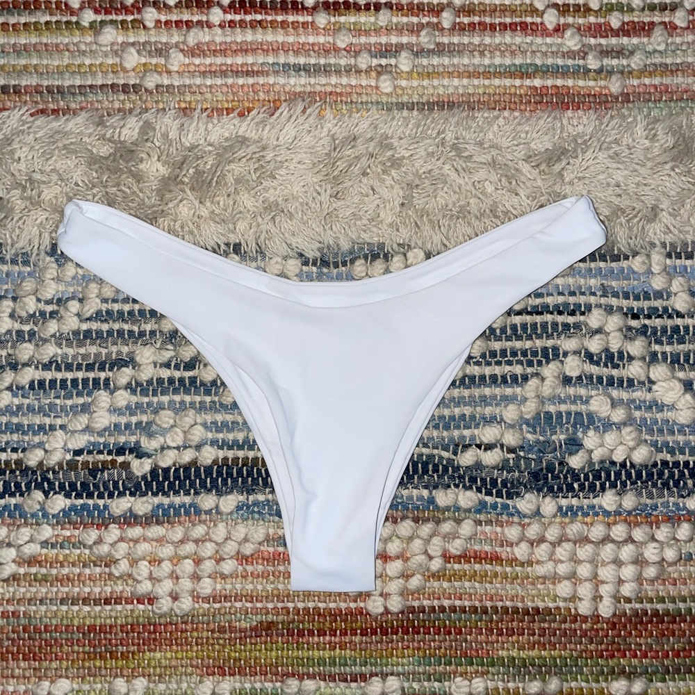 Solid High Cut Bikini Panty